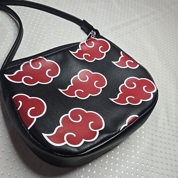 Rare Naruto Bioworld Shippuden Collection Clouds AOP Long Shoulder Bag Purse - Picture 2 of 14
